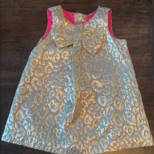 Gold Bow Dress